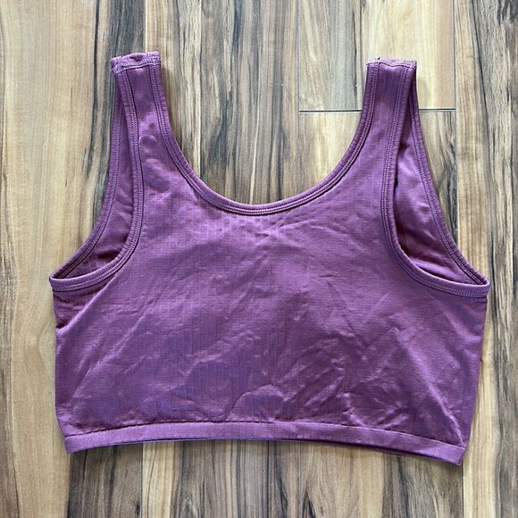 Aerie Mauve Crop Top - Picture 3 of 4